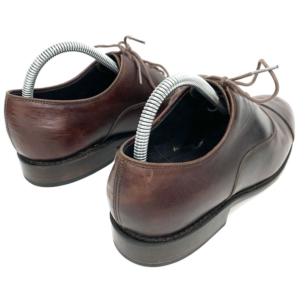 Thursday Boot Co. Oxford Brown Leather Cap Toe Oxford Dress Shoes Mens 6.5 - Picture 8 of 13